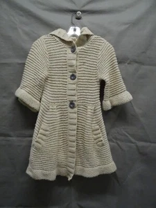 Free People Pullover Damen Extra Small Beige Kapuze Grobstrick Bohemian Damen - Bild 1 von 11