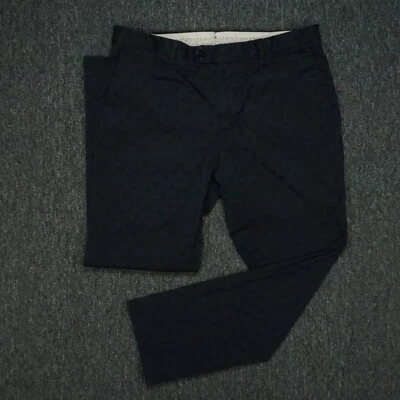 Pantalones Etro Para Hombre 34x30 Azul Geo Chino Frente Plano Pantalones Italia Foto 1 de 4