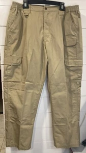 Rustic Ridge Mens Hunting Cargo Pants Size 40x30 Comfortable, Elastic Waist - Picture 1 of 8