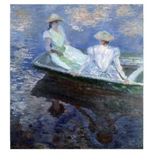 Claude Monet Peinture sur Le Bateau