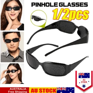 1/2pcs Pinhole GlassCF Eyesight Vision Correction Eye Exercise Anti-Myopia Holes - Picture 1 of 15