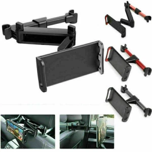4-11" Telescopic Phone Holder Tablet Car Stand Seat Rear Headrest Mount Bracket - Photo 1/2