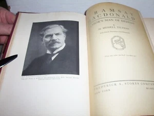 Antique 1929 "J. Ramsay MacDonald: Labor's Man Of Destiny" by H. Hessell Tiltman - Imagen 1 de 11