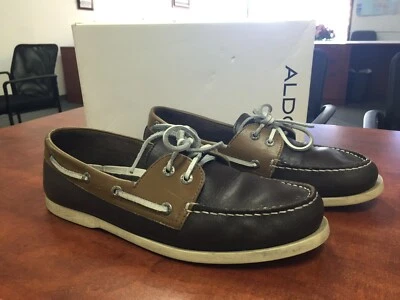 Sapato de barco Aldo Badouim marrom [tamanho 11 ou Euto 44] - Imagem 1 de 4