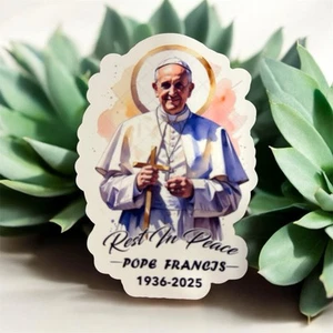 Choice Of pope Francis Sticker Handmade - Picture 1 of 2