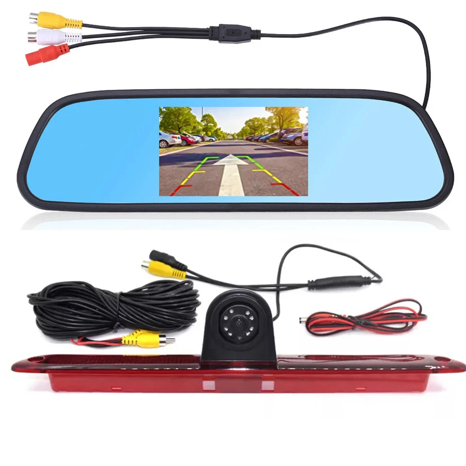 Brake Light Backup Camera for Benz Sprinter VW Crafter Vans 2007-2019+5" Monitor - Image 1 of 4
