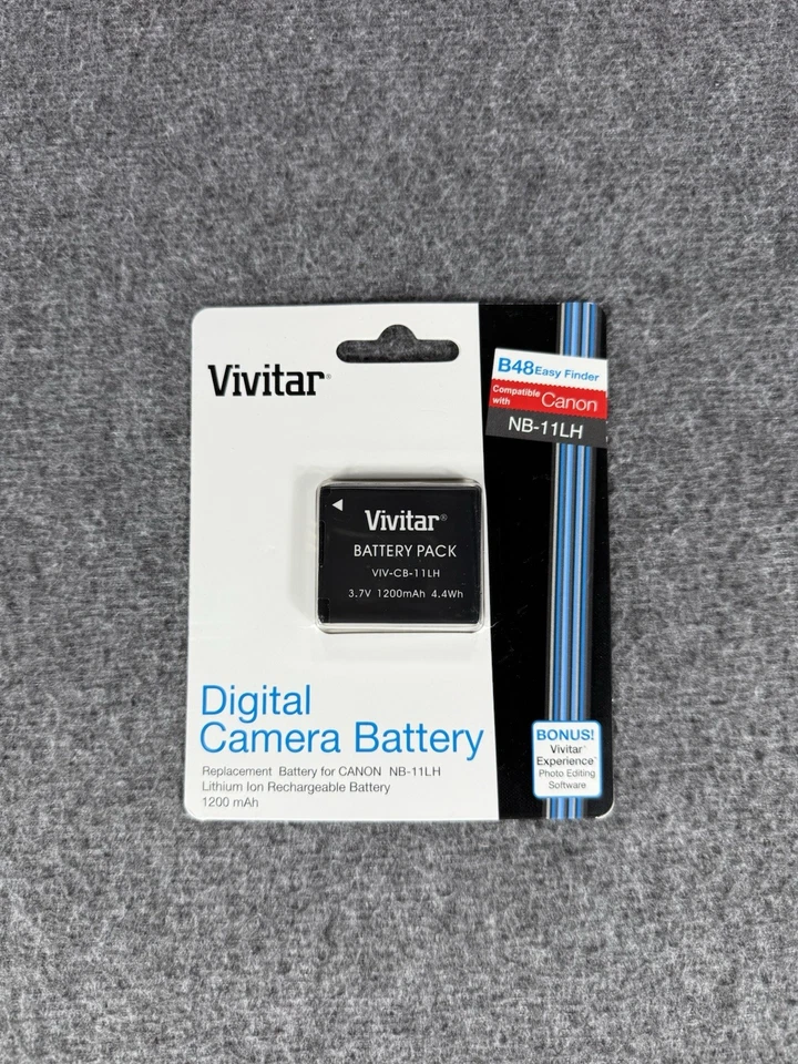 Vivitar VIV-CB-11LH Digital Camera Battery for Canon NB-11LH PowerShot ELPH NEW - Image 1 of 2