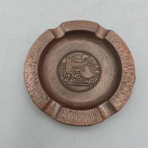 Weltausstellung 1982 Aschenbecher Knoxville, TN Kupferfarben Metall, Vintage Sammlerstück   - Bild 1 von 3
