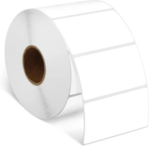iDPRT 2.28' 1.18' Multi-Purpose 2.28 &#xD7; 1.18(58mm&#xD7;30mm), White  - Picture 1 of 7