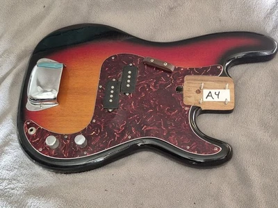 Loaded Precision Bass P-Bass Electric Guitar Body 3TSB Made In Japan MIJ  - Image 1 of 4