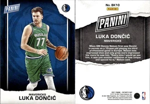2021 Panini Fathers Day Luka Doncic #BK10 Real Madrid/Dallas Mavericks - Picture 1 of 1