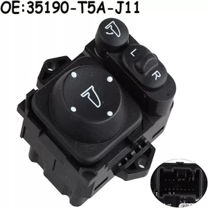 For Honda 35190-T5A-J010 Exterior Side Mirror Remote Control Switch Adjuster - Foto 1 di 7