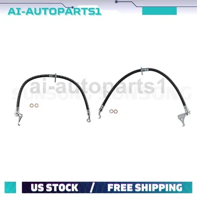 Kit de manguera hidráulica de freno delantero 2 piezas para Honda Fit 2009 2010 2011 2012 2013 Foto 1 de 4