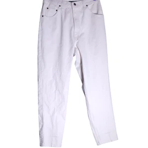 Hunt Club Women’s 32 High Rise White Denim Jeans 100% Cotton Made in USA - Picture 1 of 11