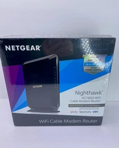 NETGEAR Nighthawk DOCSIS 3.0 Cable Modem Router (C7000-1AZNAS) AC1900 NEW SEALED - Picture 1 of 7