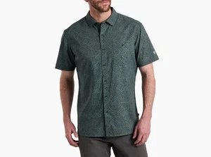 NWOT Kuhl Persuadr Shirt Men 2XL Green Onyx Short Sleeve Performance Hiking Camp - Picture 1 of 24