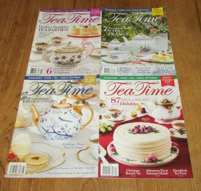Tea Time Magazine Lot 2020 - 2021 Summer, Spring, and Winter issues - Image 1 of 2