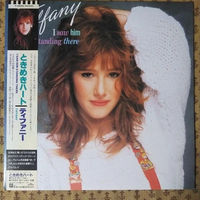 Tiffany I Saw Him Standing There 12 inch Vinyl Promo LP Record w/ Obi - Image 1 of 4