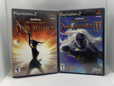 Baldur's Gate Dark Alliance 1 & 2 PlayStation 2 2005 PS2 CIB Tested Working - Image 1 of 4