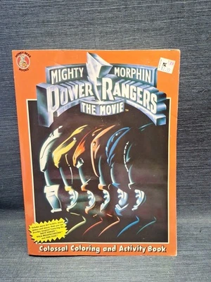 Mighty Morphin Power Rangers The Movie 1995 Colossal Coloring Activity Book - Image 1 of 4