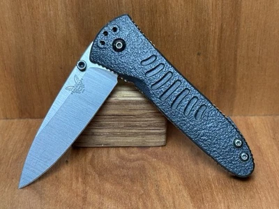 BENCHMADE APHID “First Production 728/1000” Black Handle 440C Vintage GREAT! - Image 1 of 4