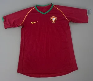 2006 Portugal National Team World Cup Nike Soccer Jersey Youth Kids M-L - Picture 1 of 6