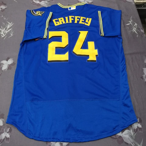 Ken Griffey Jr. #24 Seattle Mariners City Connect Royal FlexBase Stitched Jersey Cover
