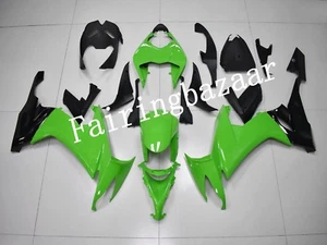 Fit for 2008-2010 ZX10R Green Black ABS Plastic Injection Bodywork Fairing Kit - Picture 1 of 7