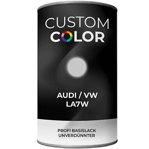 Pintura base Custom Color para VW Audi LA7W 1 litro pintura de coche lista para pulverizar - Imagen 1 de 1
