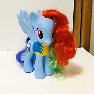 My Little Pony Crystal Empire RAINBOW DASH Figure Blue Figurine Toy - Picture 1 of 6