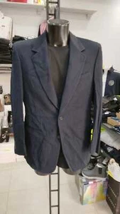 New Karan Two Button Women's Jacket Man Blue Size 42 Mon 1320 Lz - Picture 1 of 9