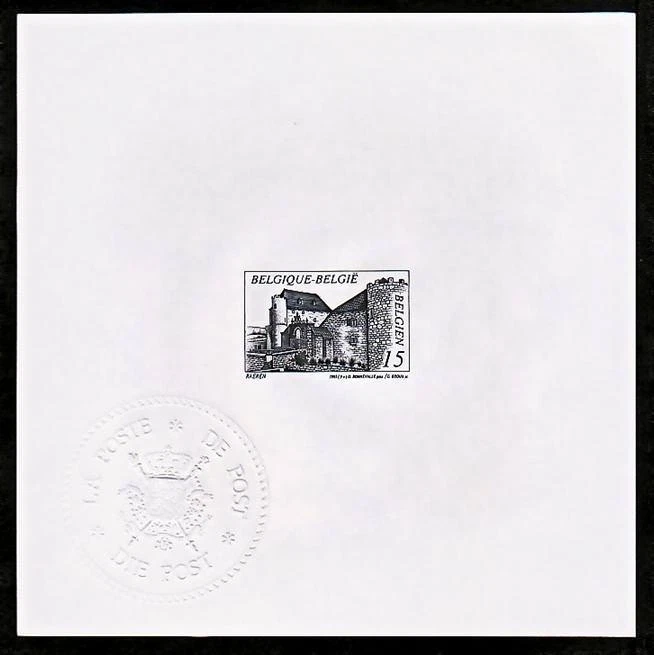 Bélgica Sc1498 Turismo, Arquitectura, Castillo, Raeren, Ministro Prueba.  Foto 1 de 1