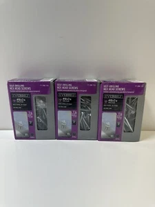 (Lot Of 3) 1 Lb. #10x2” Self Drilling (20-7 Gauge) Hex Head Screws (85ct) - Picture 1 of 5