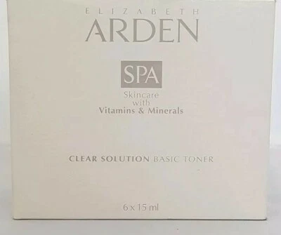 Elizabeth Arden, SPA Cuidado de la Piel, Con Vitaminas y Minerales, Tónico Básico, 18x15ml Foto 1 de 4