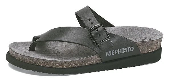 Mephisto Helen Black Waxy Smooth Comfort Sandal Womens Sizes 35-42 NEW!!! - Image 1 of 1