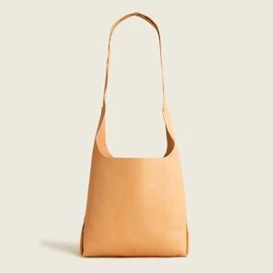 NUEVO CON ETIQUETAS J. Bolso de hombro de cuero suave Lisboa de cedro manchado doble $218 - Imagen 1 de 3