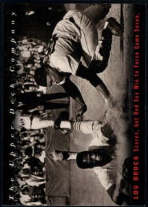 Lou Brock 1994 Upper Deck All Time Heroes #3 Cardinals OW ID:19383