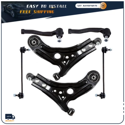 Kit de brazos de control inferiores de suspensión delantera para Chevrolet Aveo 2004 2005-2010 6X Foto 1 de 4