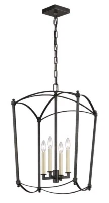 Generation Lighting F3322/4SMS 16IN Chandelier Ceiling Light in Smith Steel #1 - Image 1 of 4