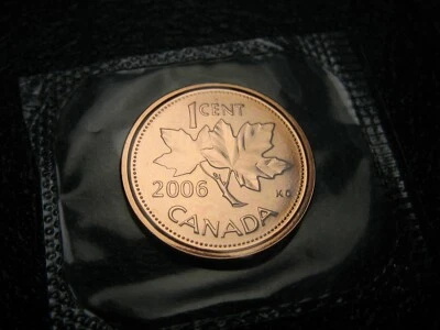 Canada 2006-p 1-cent Magnetic NBU (Proof-Like) Sealed in original cellophane - Image 1 of 2