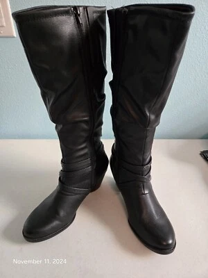 Baretraps Black Boots Size 8 M   - Image 1 of 4