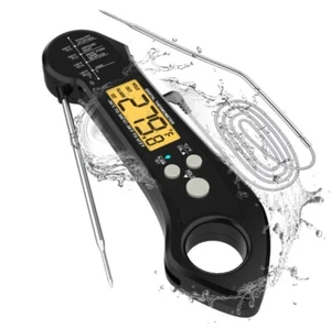 Magnetisch Thermometer Faltbare Digitale Fleischthermometer Lebensmittel DE - Bild 1 von 12