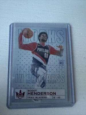 2023-24 Panini Court Kings - Works in Progress #21 Scoot Henderson (RC) /149 - Image 1 of 3