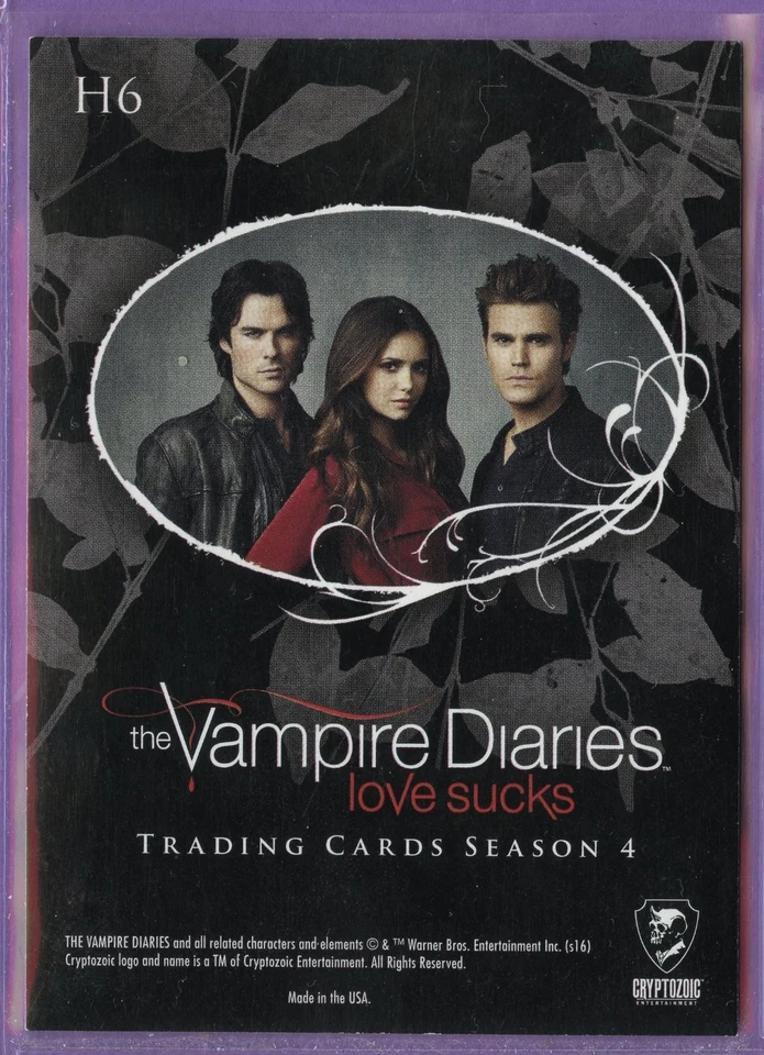 2016: Vampire Diaries Season 4 - Love Stinks: Trio Puzzle Card: H6 - Image 1 of 2