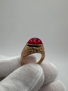 Vintage Soviet Era USSR Beautiful 14K 583 GOLD Ring Perfect 6.00g 6.5 size - Picture 1 of 12