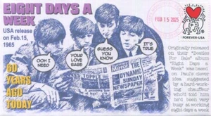Computer Designed  Beatles 60th “Eight Days A Week” USA Release Event Cover - Picture 1 of 2