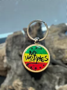 Llavero de madera No Worries Polska coche furgoneta vida cámper camping caravana llavero T4 T5 - Imagen 1 de 5