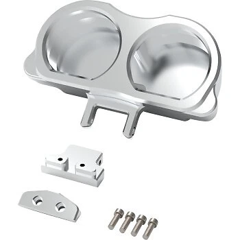 LA CHOPPERS LA-7397-03R Raw Dual Gauge Mount for Performance Risers - Изображение 1 из 1