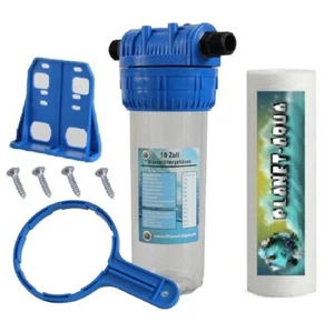 Wasser Vor Filter Gehäuse 10 Zoll 1" SET SEDIMENT Brunnen Haus Werk Pumpe Garten - Bild 1 von 8