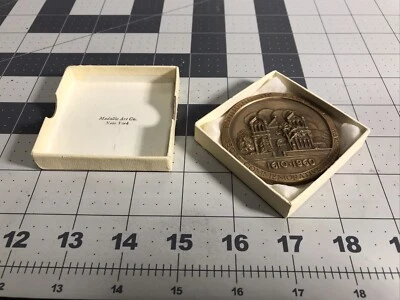 Beautiful Large Old Santa Fe Bronze Coin 4 Ounces - Image 1 of 4